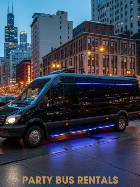 chicago party bus rental