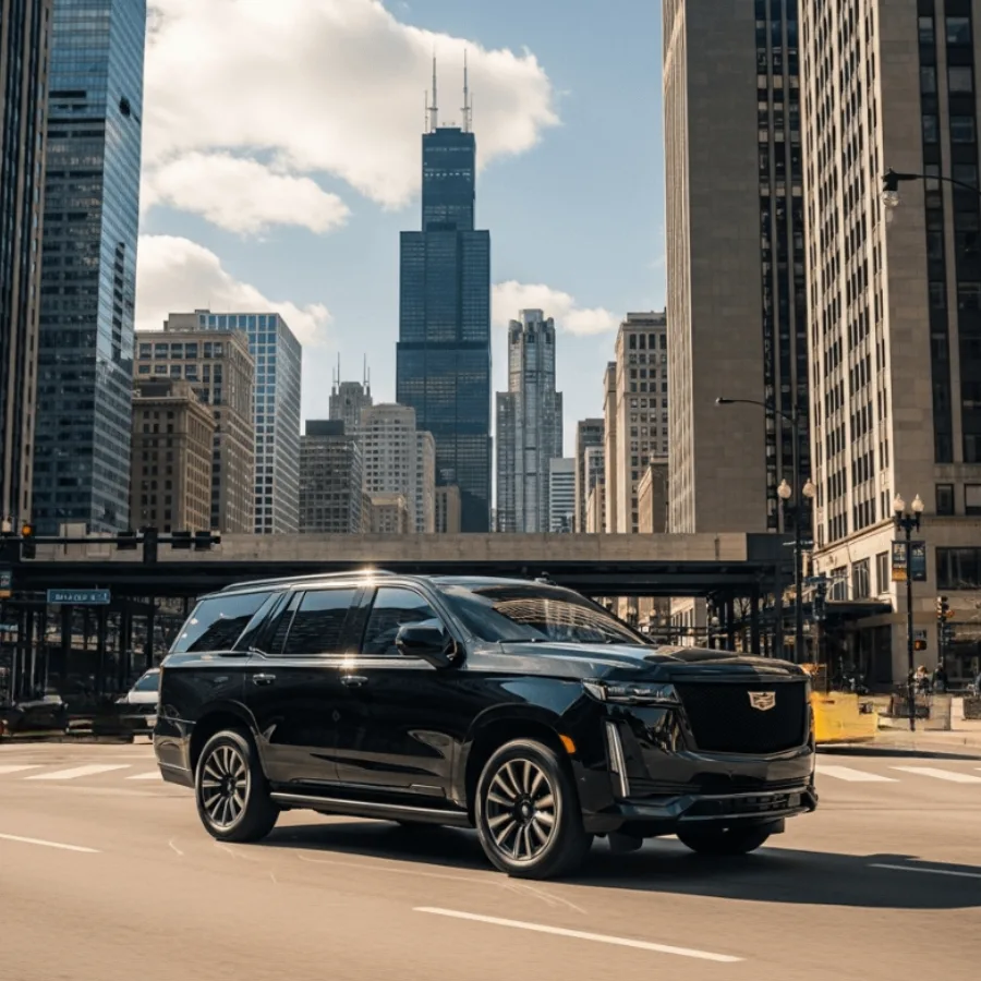 Royal Cadillac Escalade Limo service in Chicago