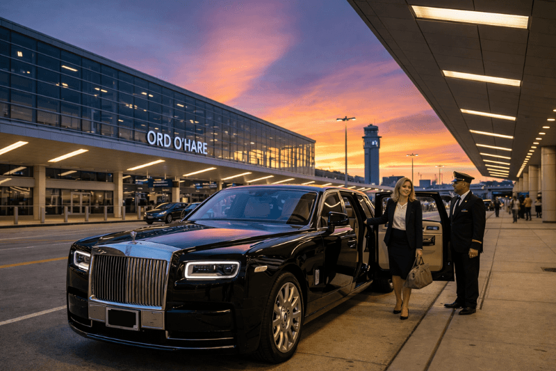 chicago exotic car rental for airports