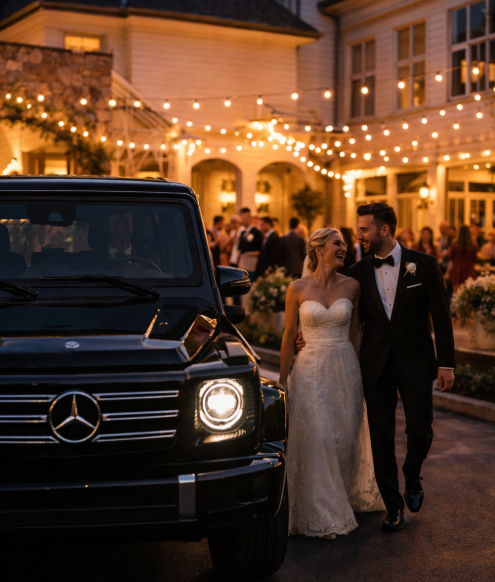 Glenview Wedding Black car Glenview Wedding Black car