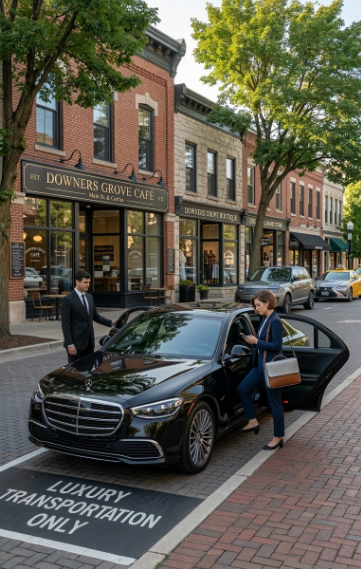 Luxury chauffeur service Downers Grove