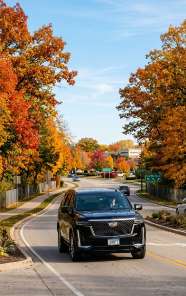 black car service near me