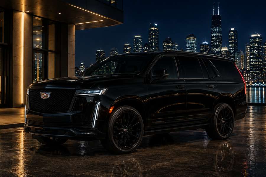 Luxury SUV affiliate transportation service for Austin travelers coming to Chicago