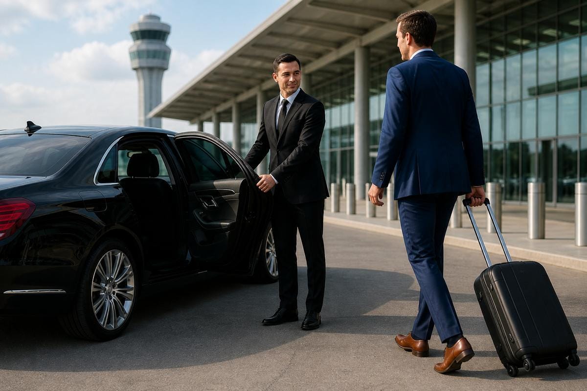 Chicago limo service for inbound travelers with chauffeur airport pickup assistance