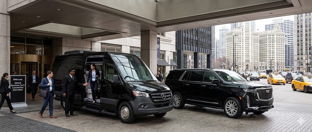 Convention and event transportation services in Chicago