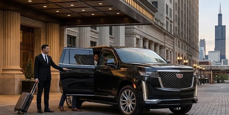 Executive airport transportation in Chicago with Royal Limo